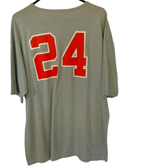 Augusta Sportswear Willy Mays #24 SF Giants Short Sleeve 2-Button Tee Size XL - Picture 2 of 10